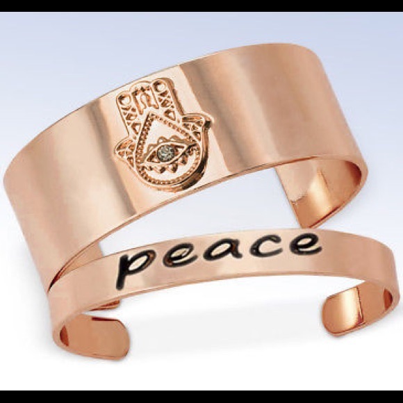Inspired Life Jewelry - 💕 NWT! Rose Gold 2-Piece Cuff Bracelet Set
